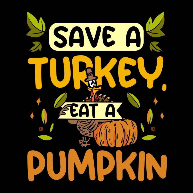 Save a turkey eat a pumpkin