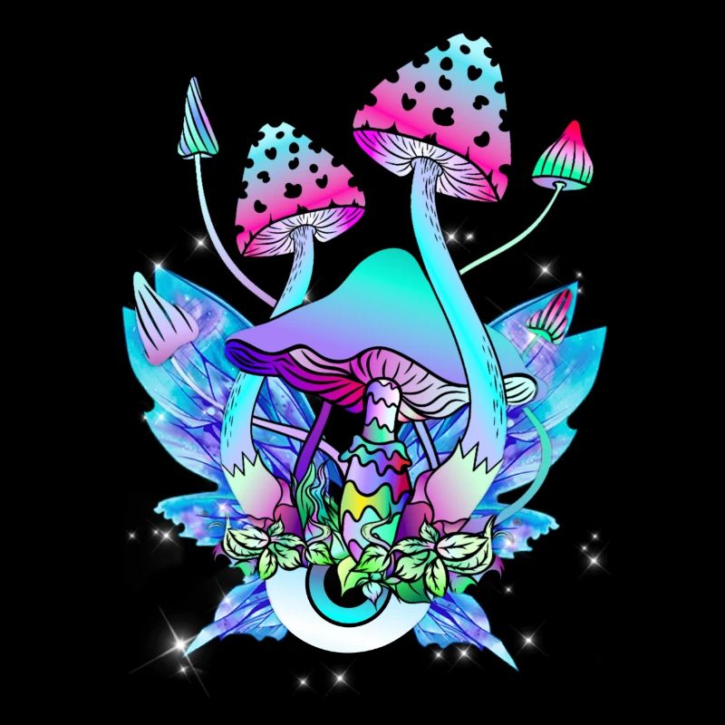 Magic Mushrooms Psychedelic Mushroom Eyes Art