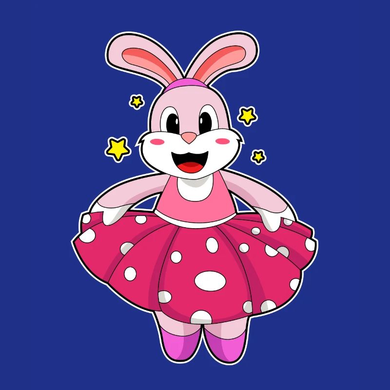 Rabbit at the ballet dance