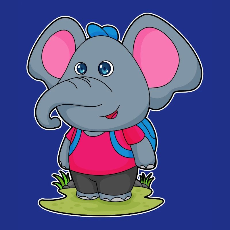 Elephant Student Backpack School