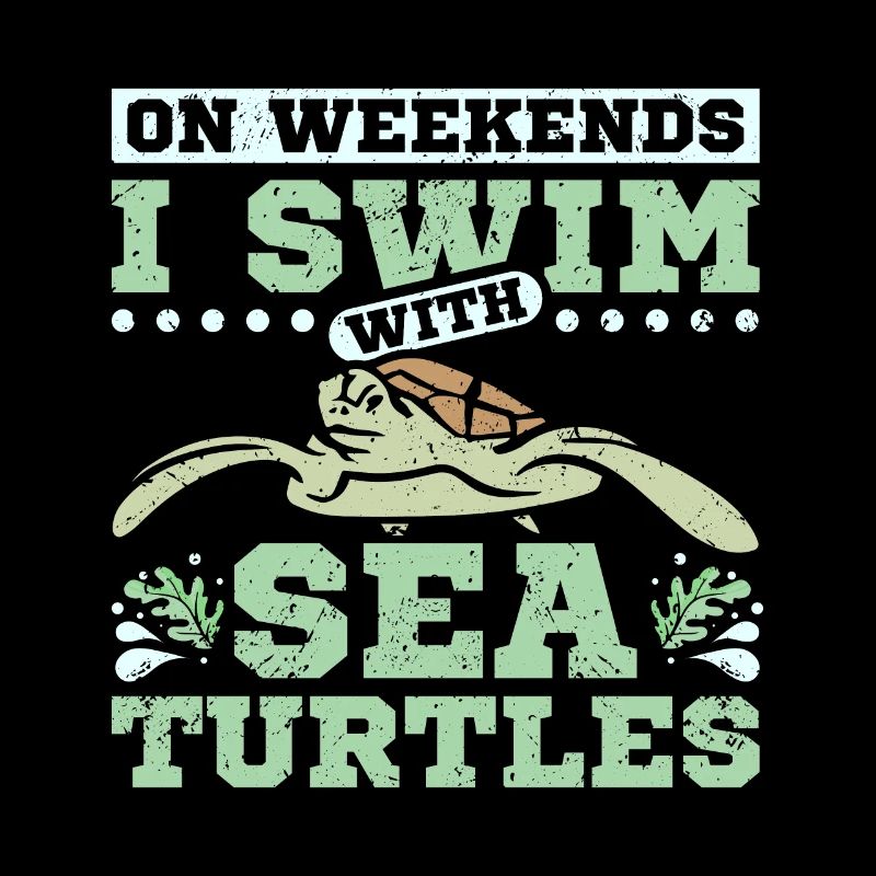 Je nage avec les tortues de mer