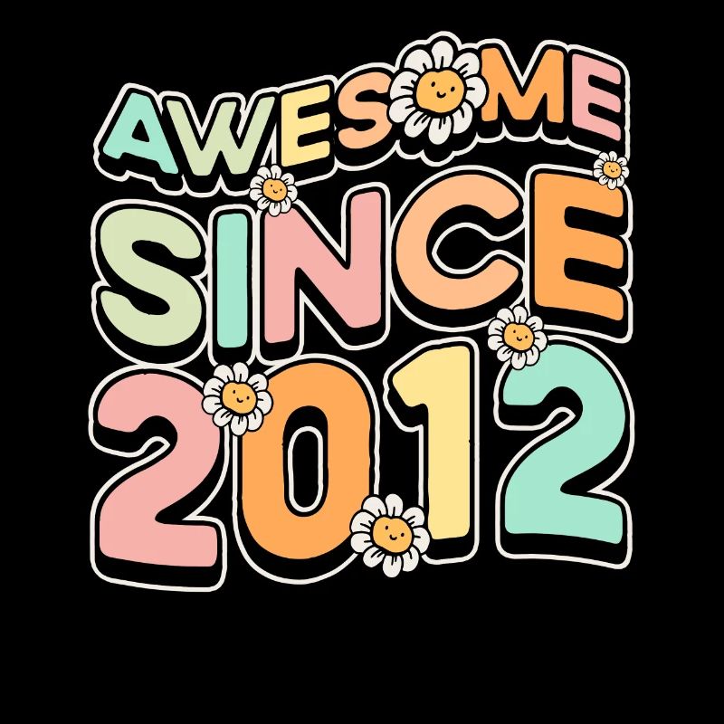 Fantastic Since 2012 Flower Theme