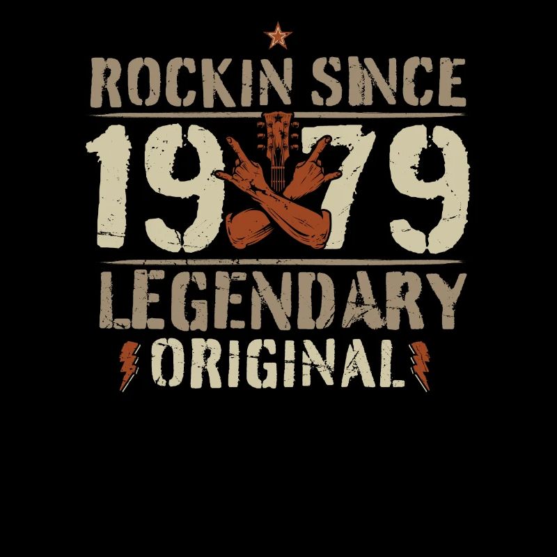 1979 43 Jahre Rock and Roll Geburtstag Geschenk