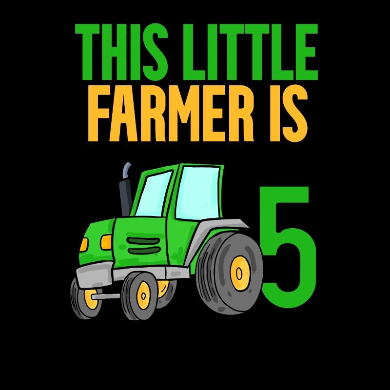 Farmer Farmer 5 years Boy 5th birthday son