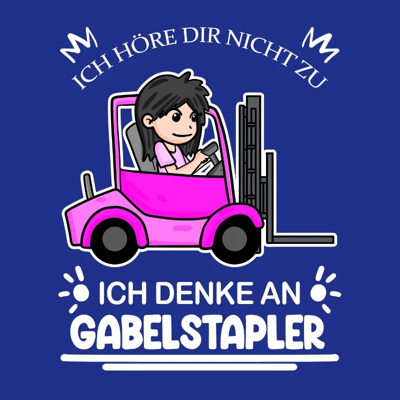 Staplerfahrerin Gabelstapler Lager Logistik Damen