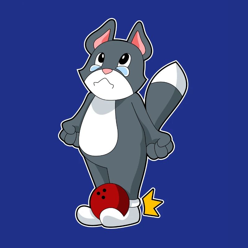 Cat Bowling Bowling Ball