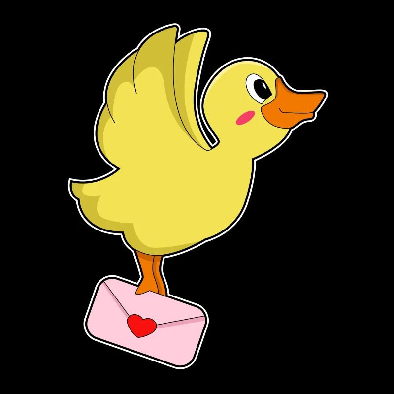 Duck Postman Letter