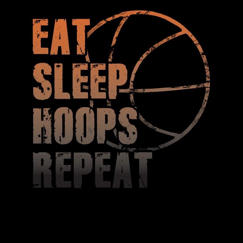 Mangez des cerceaux de sommeil Répéter le basket-ball