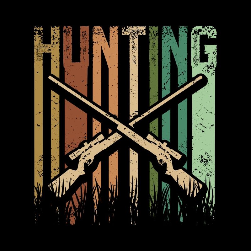 Chasseur de chasse vintage rétro