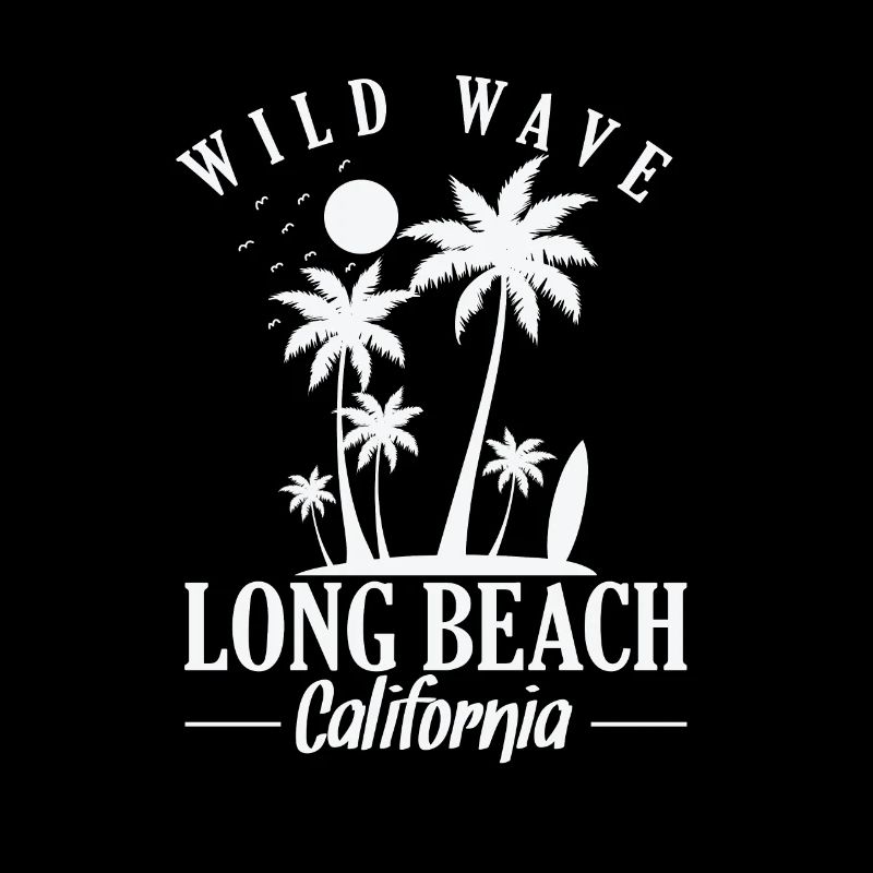 Wild Wave long Beach California surfing