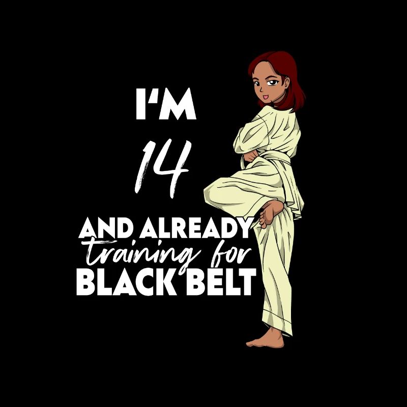 Ich bin 14 - Mädchen Karate