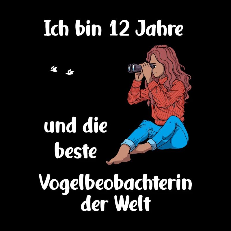 Ich bin 12 - Mädchen Vogelbeobachtung