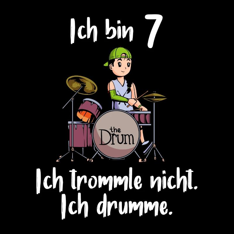 Ich bin 7 - Mädchen Schlagzeuger