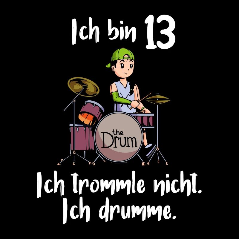 Ich bin 13 - Mädchen Schlagzeuger