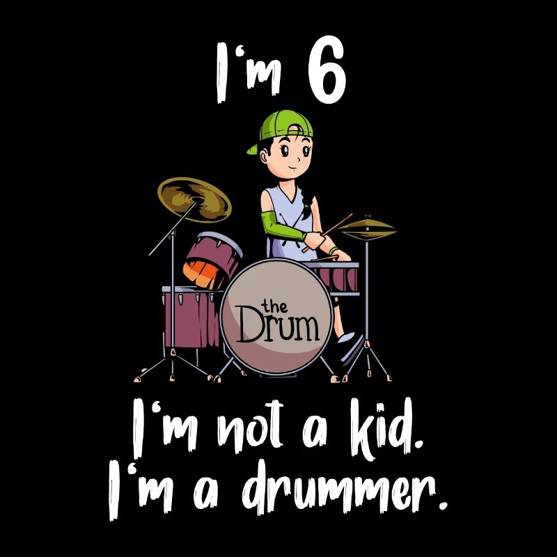 Ich bin 6 - Mädchen Schlagzeuger