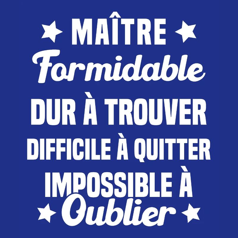 Maître Formidable Idée Cadeau Maître D'école