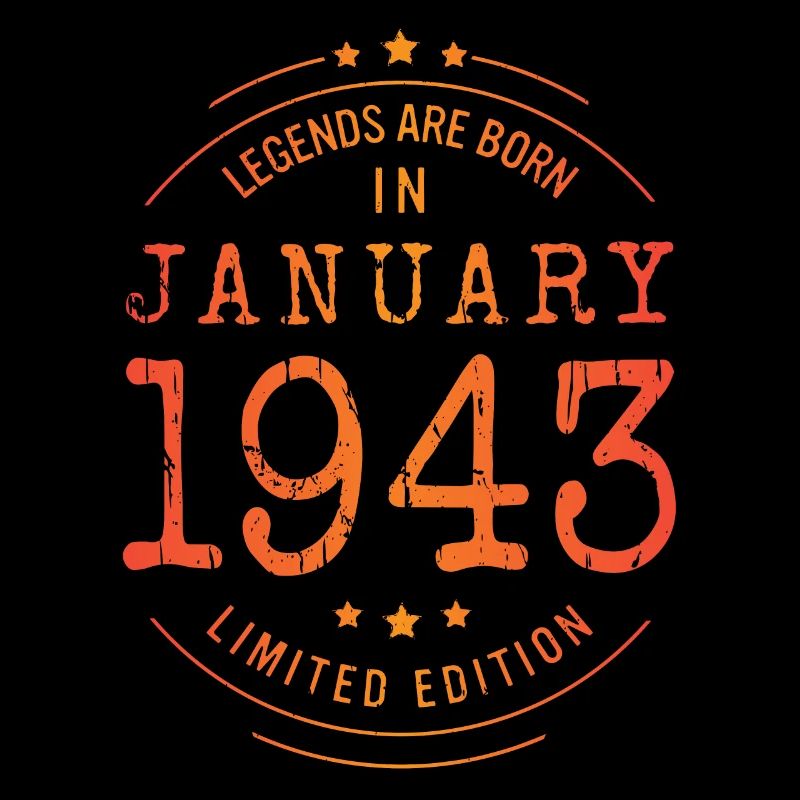 Anniversaire Janvier 1943 Edition Limitée Millésime