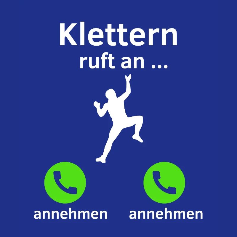 Klettern ruft an - annehmen oder annehmen?