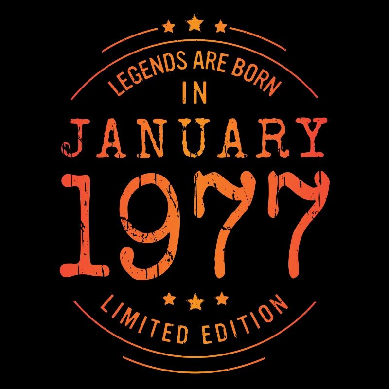 Anniversaire Janvier 1977 Edition Limitée Millésime