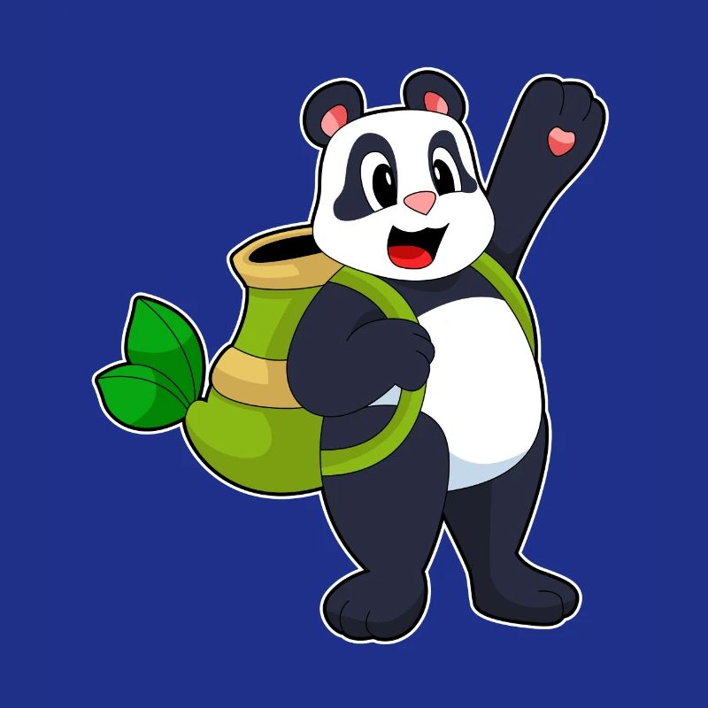 Panda Bamboo Backpack