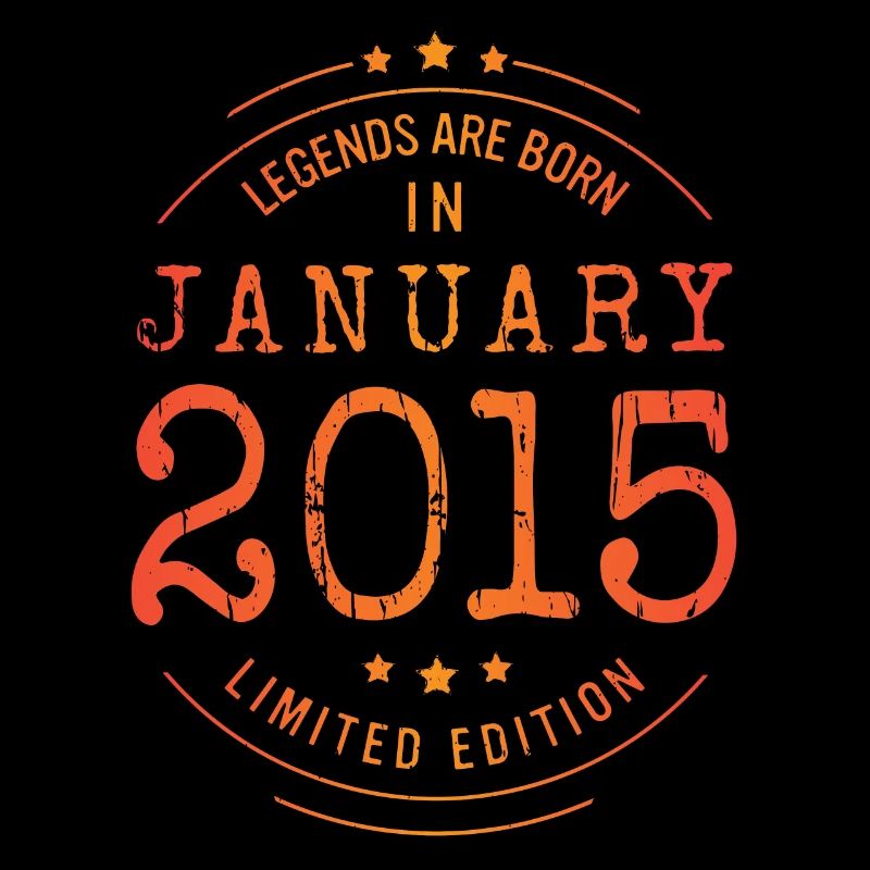 Geburtstag Januar 2015 Limited Edition Vintage