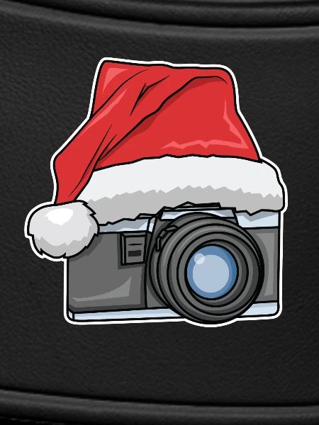 Camera Christmas Beanie