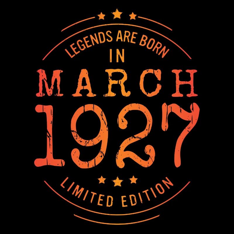 Anniversaire Mars 1927 Edition Limitée Millésime