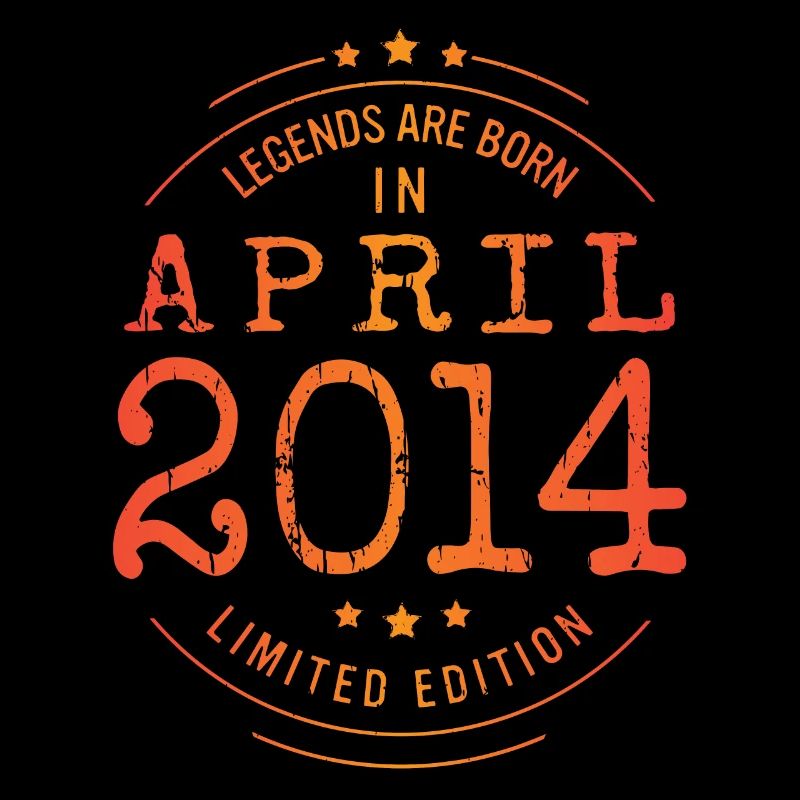 Geburtstag April 2014 Limited Edition Vintage