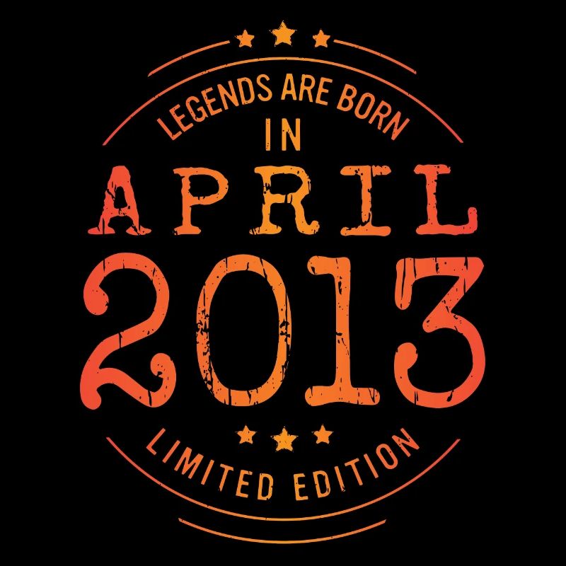 Geburtstag April 2013 Limited Edition Vintage