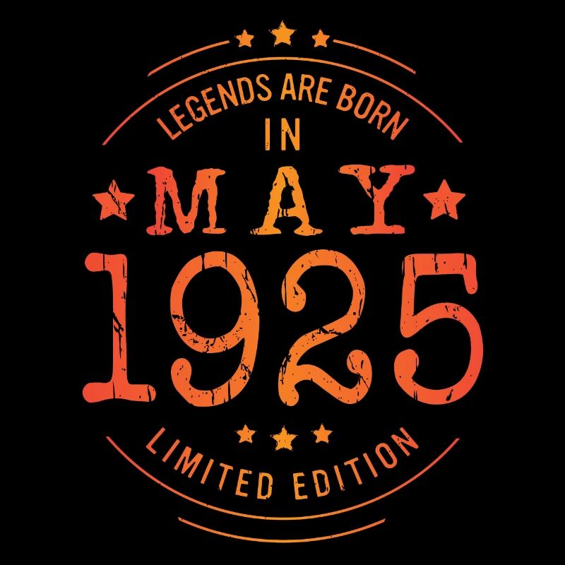 Anniversaire Mai 1925 Edition Limitée Vintage