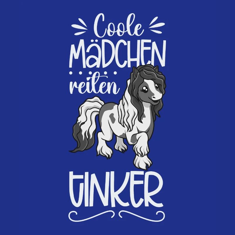 Coole Mädchen reiten Tinker
