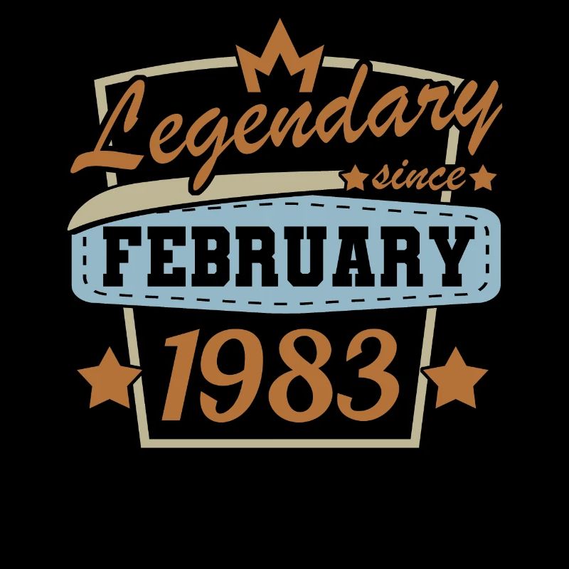 Februar 1983 Geburtstag Retro