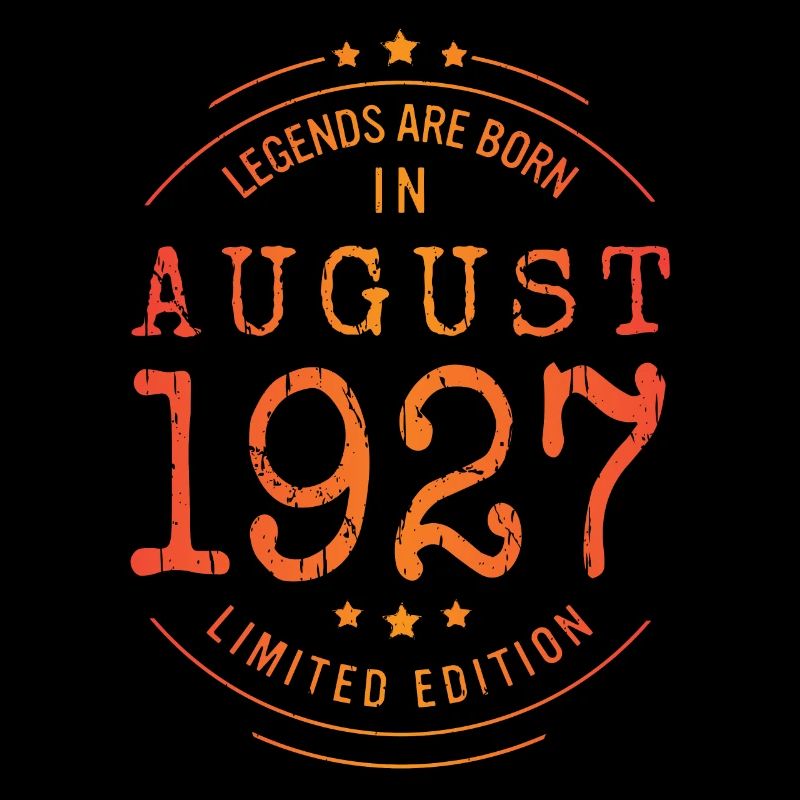 Anniversaire Août 1927 Edition Limitée Millésime
