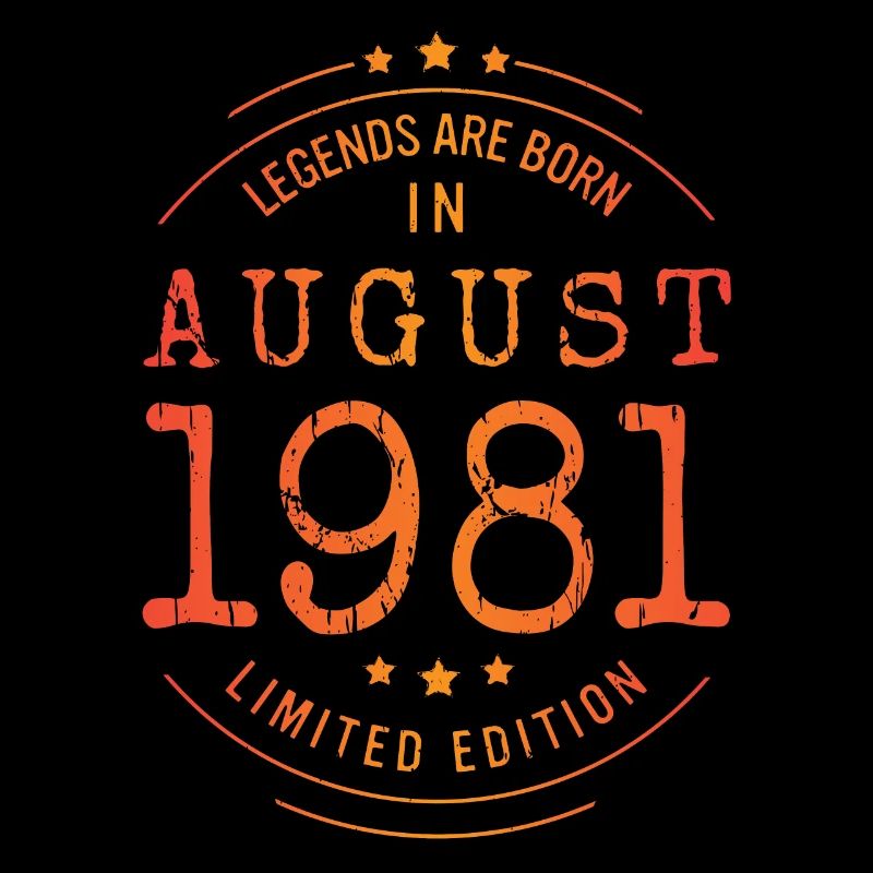 Anniversaire Août 1981 Edition Limitée Millésime