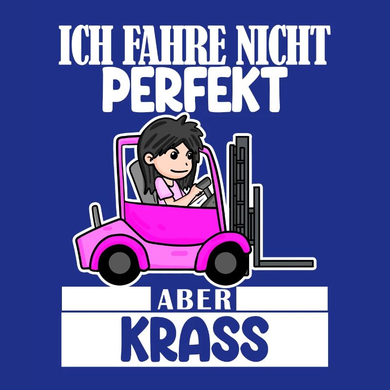Staplerfahrerin Gabelstapler Lager Logistik Damen
