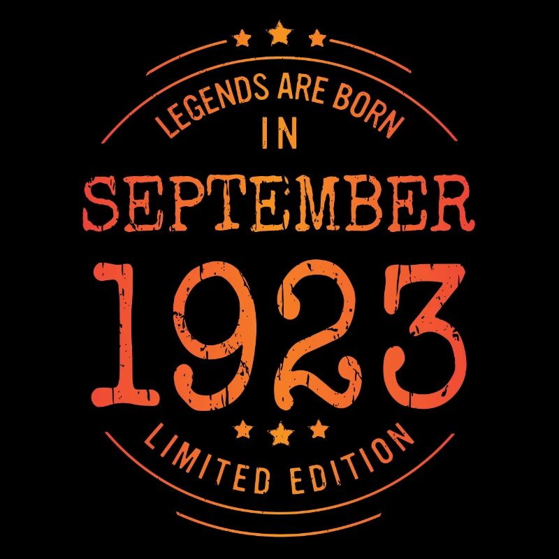 Anniversaire Septembre 1923 Edition Limitée Millésime