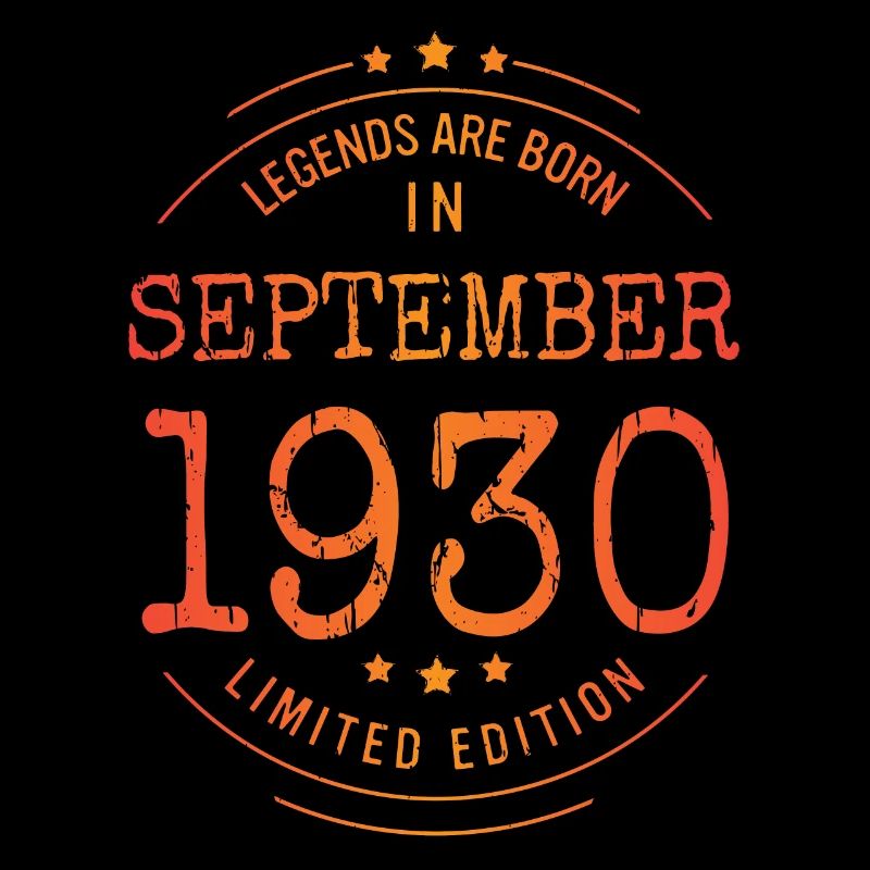 Anniversaire Septembre 1930 Edition Limitée Millésime