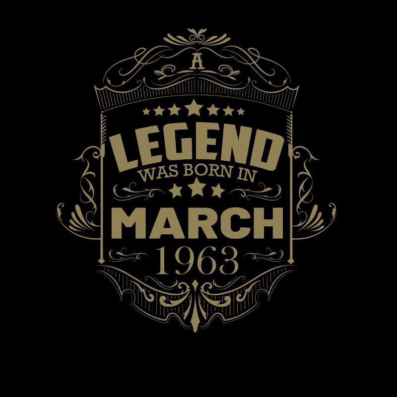 Mars 1963 Anniversaire Vintage