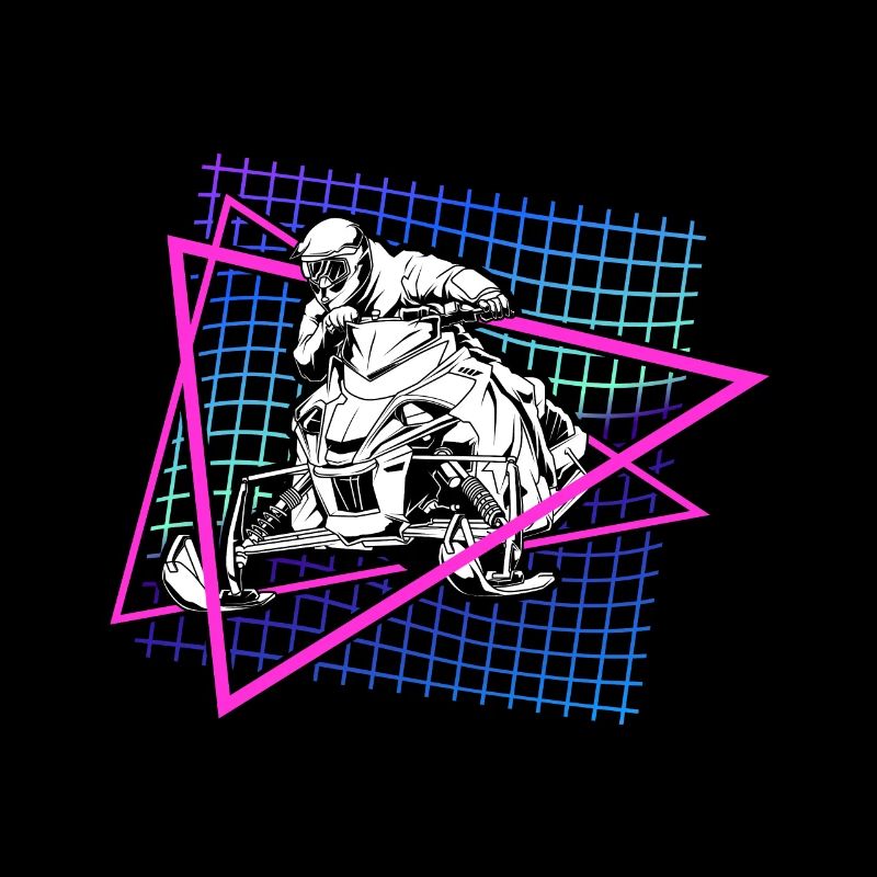 Retrowave Snowmobile