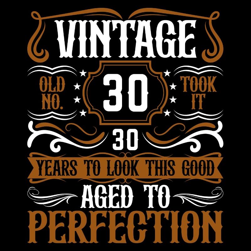 30. Geburtstag Vintage Retro