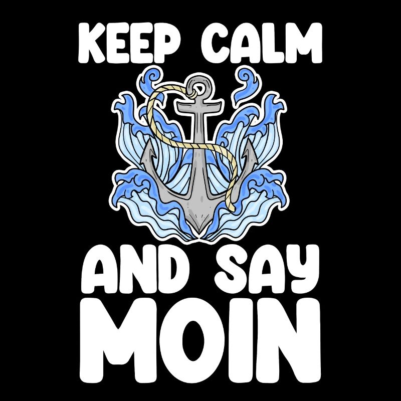 North Sea Low German Saying Moin