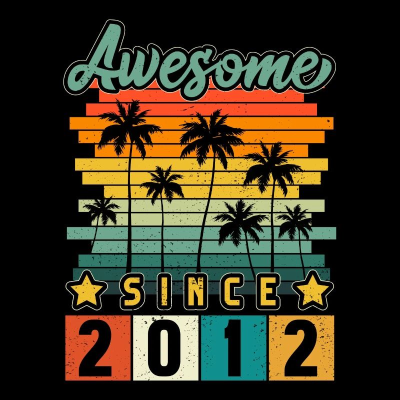 2012 Anniversaire Né Année de naissance millésime
