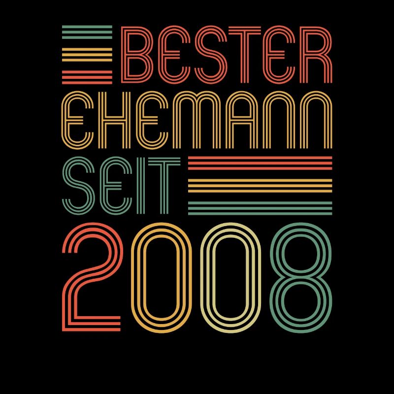 15. Hochzeitstag Bester Ehemann seit 2008