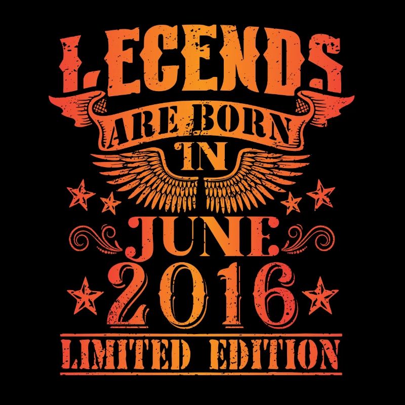 Geburtstag Juni 2016 Limited Edition Vintage