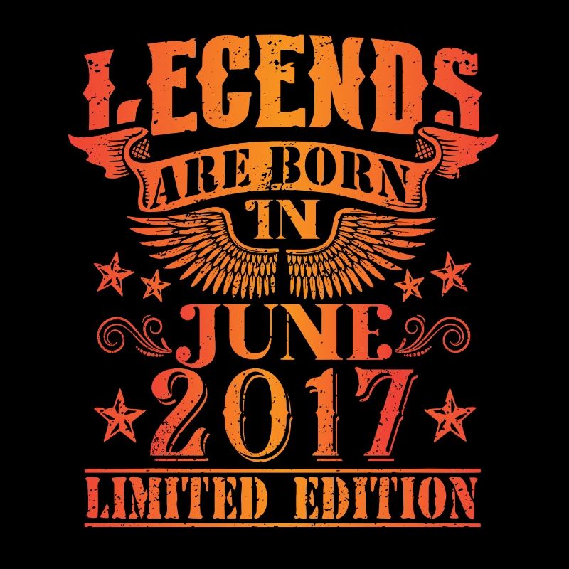 Geburtstag Juni 2017 Limited Edition Vintage