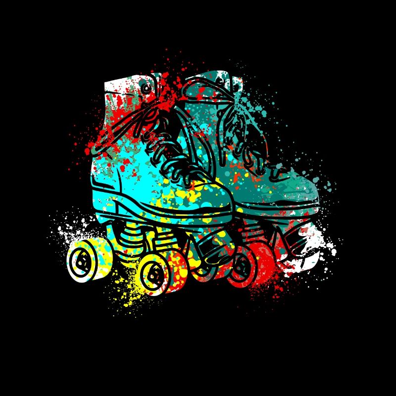 Splash Art inline skating