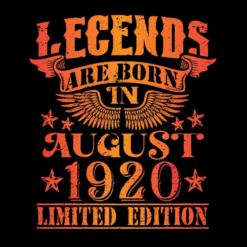 Anniversaire Août 1920 Edition Limitée Millésime