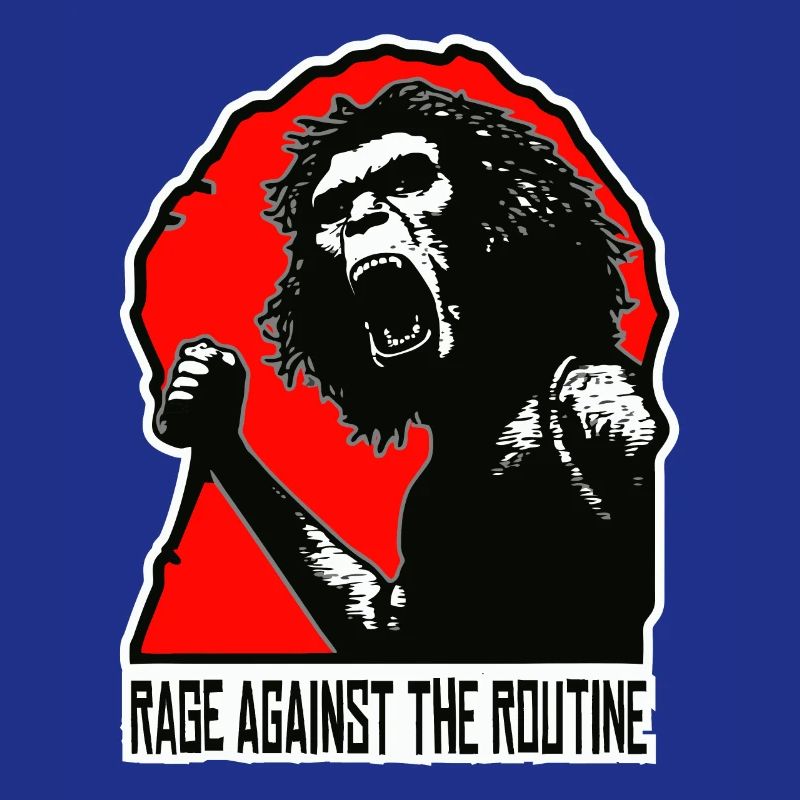 Homo erectus - Anger against routine