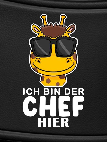 Cool Giraffe Chef Spruch