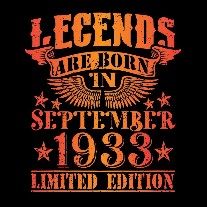 Anniversaire Septembre 1933 Edition Limitée Millésime